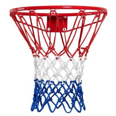 Imagem de Reposição de rede de basquete, redes de basquete profissionais grossas resistentes, serve para aros padrão internos ou externos - 12 voltas