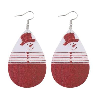 Imagem de Brincos de Natal femininos com pingente de árvore de Natal, acessórios de bijuteria de fantasia, 2inch, Aço inoxidável, Sem pedra preciosa