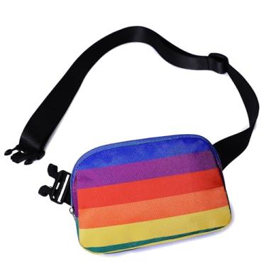 Imagem de Bolsa de cintura com suporte para garrafa de água, pochete leve com cinto ajustável para caminhadas, corridas, caminhadas, ciclismo, cães, viagens ao ar livre