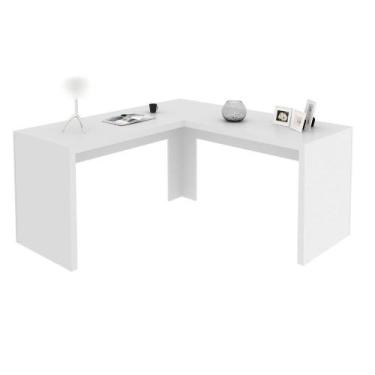 Imagem de Mesa Escritório De Canto Multimóveis Vcr25024 Branco - MULTIMOVEIS