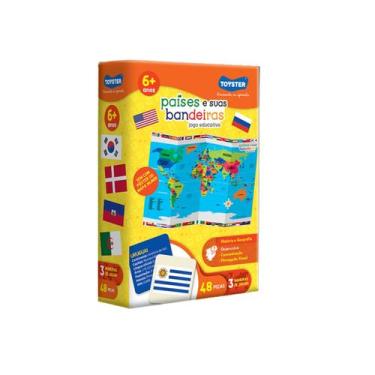 Imagem de Países e Suas Bandeiras - Jogo Educativo - Toyster
