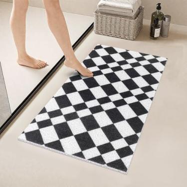 Imagem de Tapete de banheira antiderrapante - tapete de chuveiro antiderrapante, tapetes de banheira de secagem rápida, tapete de massagem de bucha de PVC macio, tapete de banho para chuveiro, banheira