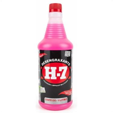 Imagem de H-7 Poderoso Limpador Multiuso 1 Litro Refil Limpa Tudo Graxas Óleo Mo