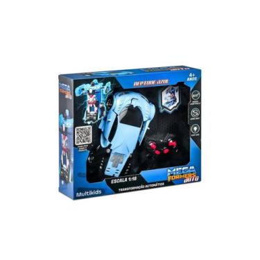 Imagem de Carrinho Transformável Controle Remoto Megaformers Auto Neptune Azul M