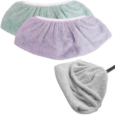 Imagem de Kit com 2 Panos Multiuso Pano De Chão em Microfibra para Vassouras Esfregão ou Rodo Com Elástico