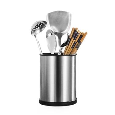 Imagem de Acouto Suporte Giratório para Utensílios de Cozinha - Suporte Giratório para Utensílios de Cozinha Em Aço Inoxidável Ferramentas para Cozinhar e Servir Em Aço Inoxidável - Crocks Casa e / e (Como