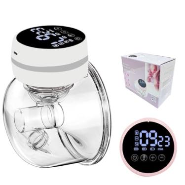 Imagem de Bomba De Tirar Leite Elétrica Portátil Recarregável Libera Mãos É Anti-vazamento E Tem 3 Modos 12 Níveis De Sucção Bomba Extratora de Leite (branco)