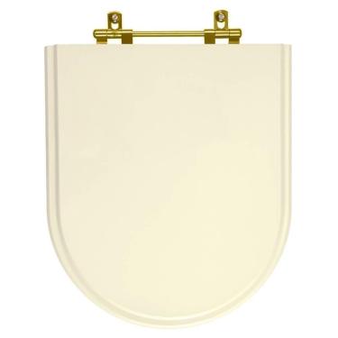 Imagem de Tampa De Vaso Poliester Carrara Creme Para Bacia Deca