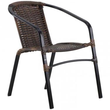 Imagem de Cadeira Floripa Em Alumínio Com Pintura Eletrostática área Argila