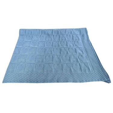 Imagem de Manta Bebê De Tricô Tricot Saída De Maternidade Quentinha