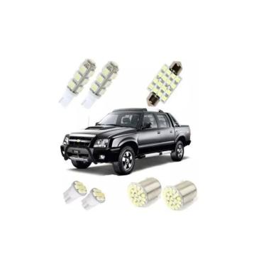 Imagem de Kit Lampadas Led S10 Até 2011 Teto Ré Placa Farolete