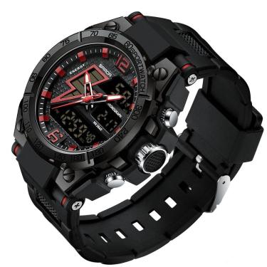 Imagem de Relógio Masculino Militar Esportivo Digital 6137 Preto Vermelho