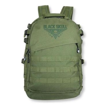 Imagem de Mochila esportiva escolar passeio Black Skull Notebook Original-Unissex