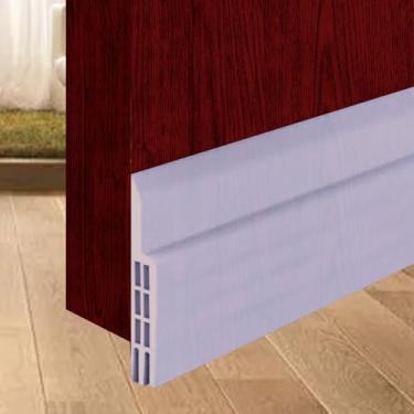 Imagem de YIZHONG Tampa de rascunho de porta, remoção de clima para portas, enchimento de lacuna de rolha de rascunho, varredura eficaz de insetos e poeira, protetor de tempestade de silicone premium