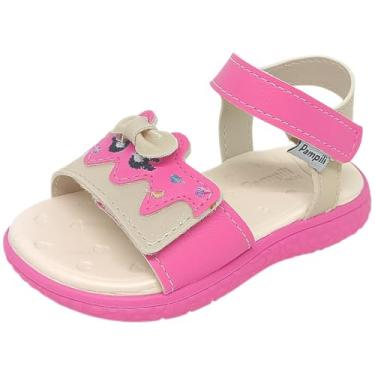 Imagem de Sandália Papete Infantil Pampili Bia Sorvete Nude (Nude, BR, Criança de 1 a 3 anos, Numérico, P, 24)
