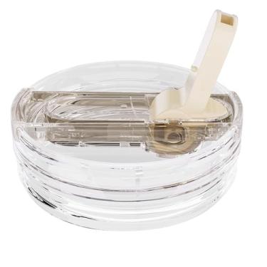 Imagem de CeleVista 1 pacote de tampa de substituição para Stanley Quencher H2.0 & ProTour, tampa de copo de canudo flip para copo Stanley, à prova de vazamento, sem derramamento e tampa reutilizável fácil de