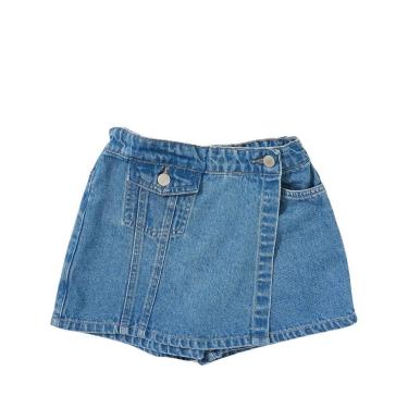 Imagem de Shorts Saia Hering Infantil Jeans-Feminino