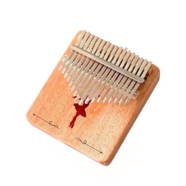 Imagem de Piano de polegar 17 teclas Kalimba portátil instrumento musical para iniciantes kalimba profissional