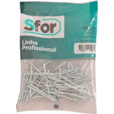 Imagem de Prego Aco Sforplast Com Cabeca 17X27 (3,00X62mm) (3,00X62mm) 100pcs, A