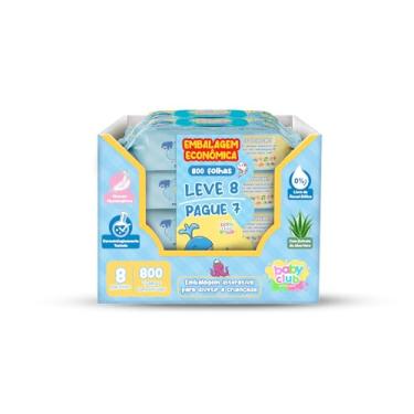 Imagem de Lenço Umedecido Baby Club Ultra Care 800 folhas Leve 8 Pague 7