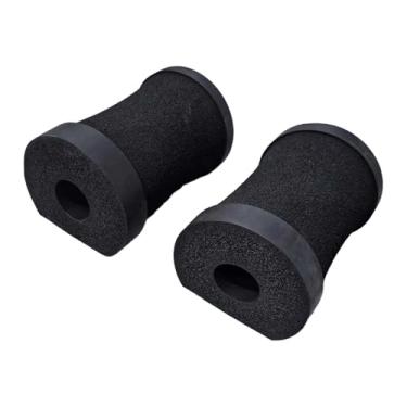 Imagem de Colaxi Apoio de pulso para flexões, acessório confortável para exercícios de Pilates, suporte estável para flexões em casa, ideal para treino no chão, Preto