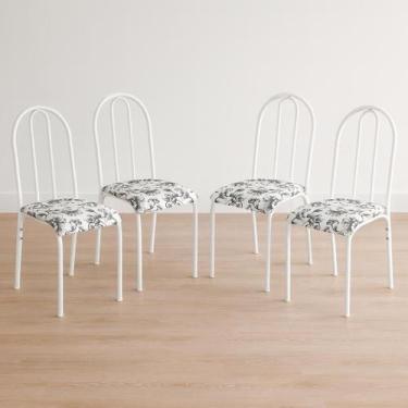 Imagem de Kit 4 Cadeiras de Jantar Varanda Cozinha Sala de Estar Epoxi 544.arc -