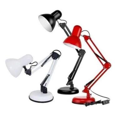 Imagem de Luminária Base Abajur Pixar E Articulável - oem, Branco