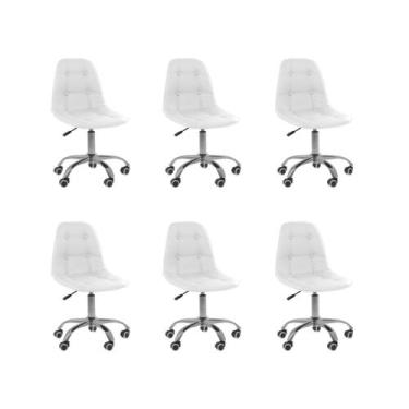 Imagem de Cadeira Office Eiffel Botonê Ajustável Oficial Giratória - Oficial Web