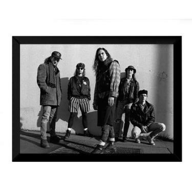 Imagem de Quadro Banda Pearl Jam Arte Rock Foto Poster Moldurado