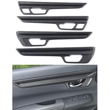 Imagem de Para Honda CRV 2023 2024 2025 LX,EX, painéis de porta interiores híbridos esportivos, acabamentos protetores, capas de moldagem de interiores esportivos de luxo para CR-V, NÃO para EX-L Sport Touring