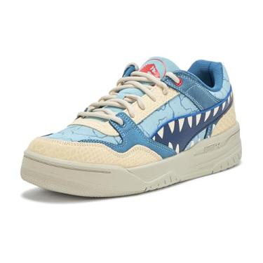 Imagem de PUMA Tênis masculino Rebound Retro Jurassic World, Seafoam-navy-creamy Vanilla Ah25, 44