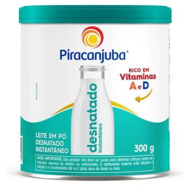 Imagem de Leite em Pó Desnatado Instantâneo Piracanjuba 300g Lata