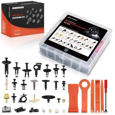 Imagem de A-Premium Kit de clipes de retentor de carro de 280 peças (24 tipos) compatível com Oldsmobile Achieva 1997-1998 Pára-choques porta pára-choque pára-choque pára-choques conjunto de substituição de