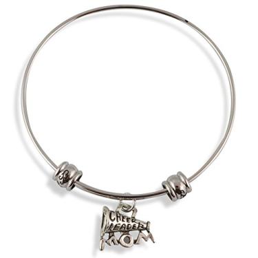 Imagem de Emerald Park Jewelry Pulseira extravagante Cheer Leader Mom Megafone