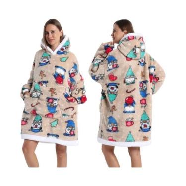 Imagem de Moletom Com Capuz Grande E Quente Para Adultos, Mulheres E Homens, Fan