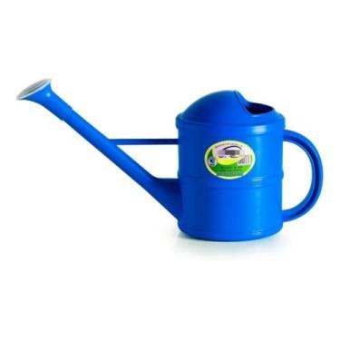 Imagem de Regador de Plantas Decorativo 1.5L - Plástico Durável com Bico Fino e Modo Chuveiro, Ideal para Jardim, Jardinagem, Horta e Plantas Domésticas (Azul)
