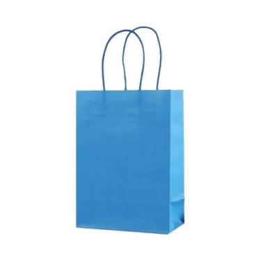 Imagem de Sacolas De Presente Coloridas De Papel Kraft, 10 Unidades, Sacolas De 