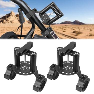Imagem de DSISIMO Suporte para caixa de água para tanque de gás, barra de rolo de 2,5 cm a 5.1 cm, suporte de montagem de recipiente de combustível, compatível com ATV UTV Polaris RZR Ranger Pioneer Can Am