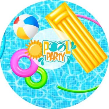Imagem de Painel Festa Redondo C/ Elastico 1,50m Pool Party (PPY0031)