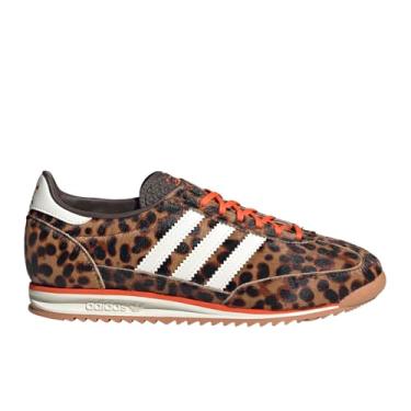 Imagem de adidas Tênis feminino Dbrown/Owhite/Seimor SL 72 OG W Marrom escuro/Branco (Semi Impact Orange) 35, Multi, 9.5 Wide