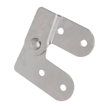 Imagem de TEHAUX Acessórios de mesa dobrável, dobradiça de escada de boca de galinha para peças de escada de sótão