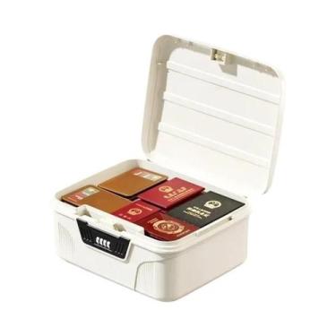 Imagem de Caixa De Segurança Mini Portátil Com Fechadura Por Senha Para Passapor