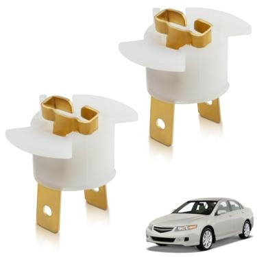 Imagem de AUTOKAY Adaptador de soquete de lâmpada de halogênio para carro H1 33116-SD4-961 para Honda Acura TSX CR-V Prelude, 2 peças