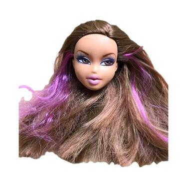 Imagem de Cabeças De Bonecas Bratz Versão Rara 2001, Pele Branca E Morena, Cabel