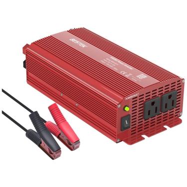 Imagem de Inversor de Potência Automotivo 1000W, 12V, BESTEK 4350464960, Vermelho