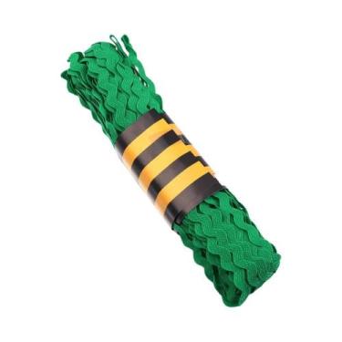 Imagem de Fita De Poliéster Zig Zag De 5mm 15 Jardas DIY Artesanal Para Decoraçã