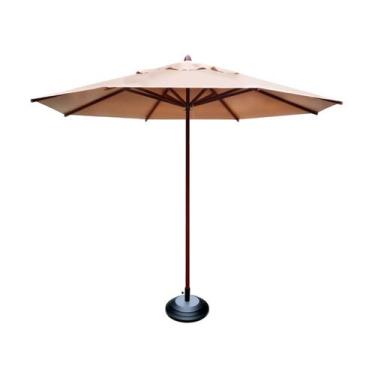 Imagem de Ombrelone Guarda Sol Piscina Casa Praia Base Preto 240cm - Luminárias 