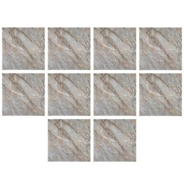 Imagem de Piso Vinilico Adesivo Marmore 10 uni Antiderrapante Impermeavel Autoco