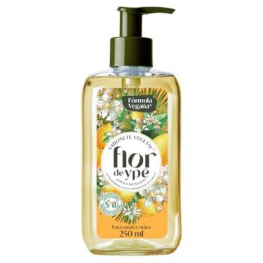 Imagem de Flor de Ypê Sabonete Líquido Vegetal Limão Siciliano, 250ml (Pump)
