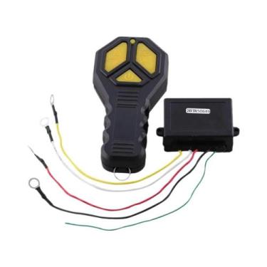 Imagem de Sistema De Controle Remoto Universal Sem Fio Para Guincho 12V 24V Para